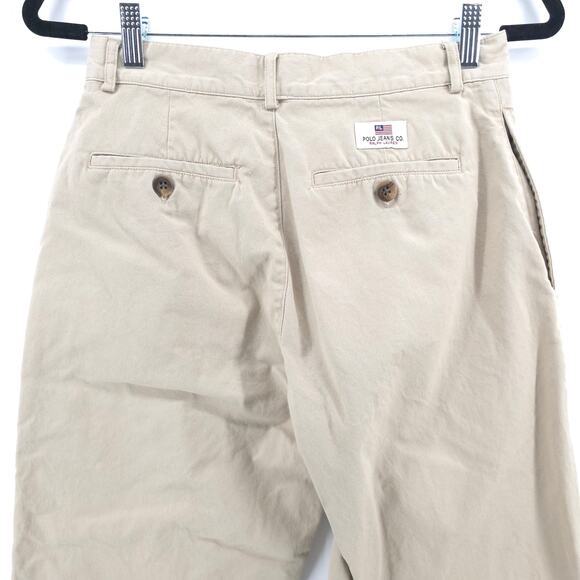 Polo Jeans RL Juniors Khaki Reinforeced Knee Panel Chino Pants Straight Leg 16 - Picture 9 of 10